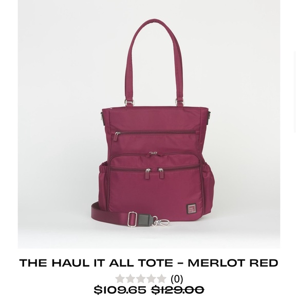 IHKWIP- Haul it all tote- Merlot - Picture 2 of 7